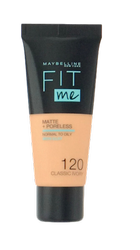 Maybelline Jade New York Fit me! Matte+Poreless mattierendes Make-up 120 Classic Ivory podkład matujący nr 120 klasyczna kość słoniowa